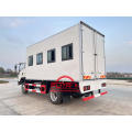 HOWO AWD off-road field construction mobile workshop truck